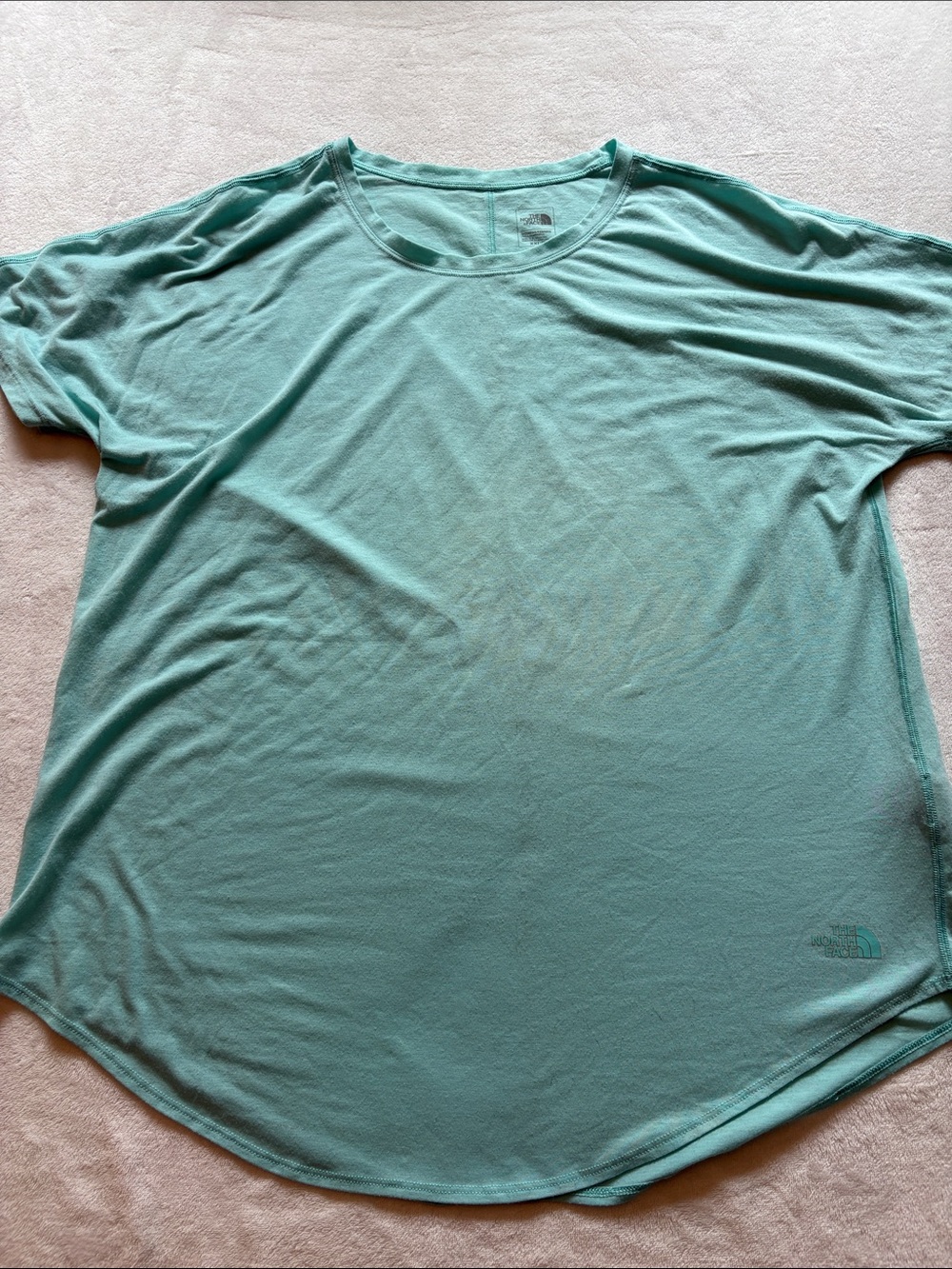 THE NORTH FACE MINT GREEN WOMEN’S CREW NECK TEE